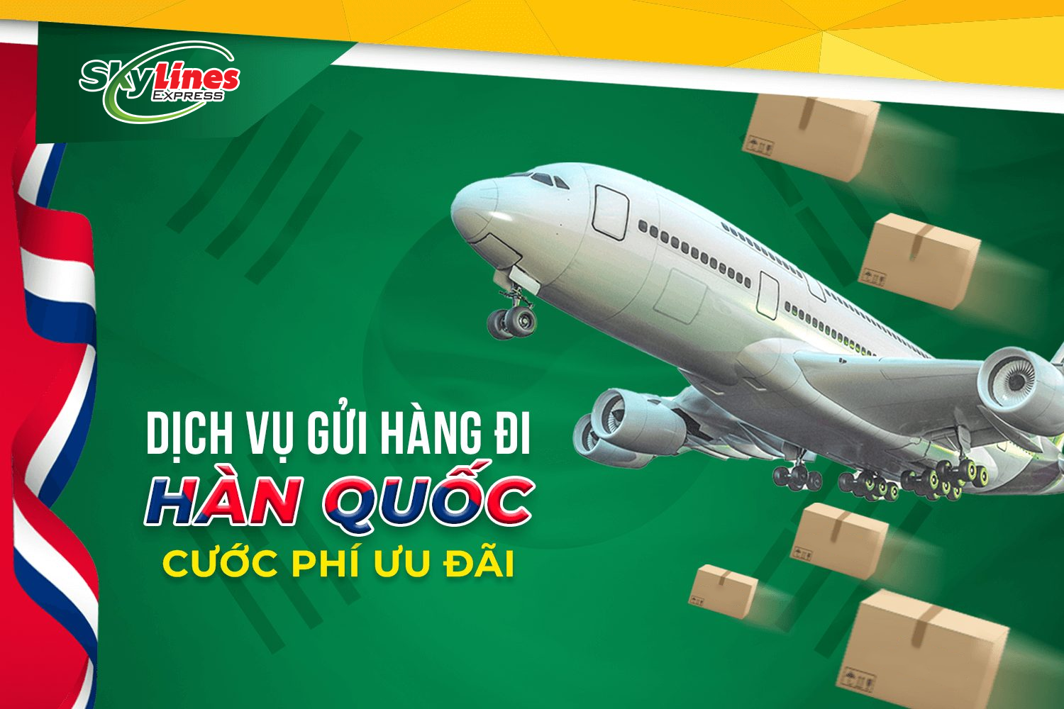 Một trong số nhiều dịch vụ chuyển phát quốc tế hiện có tại Skyline Express