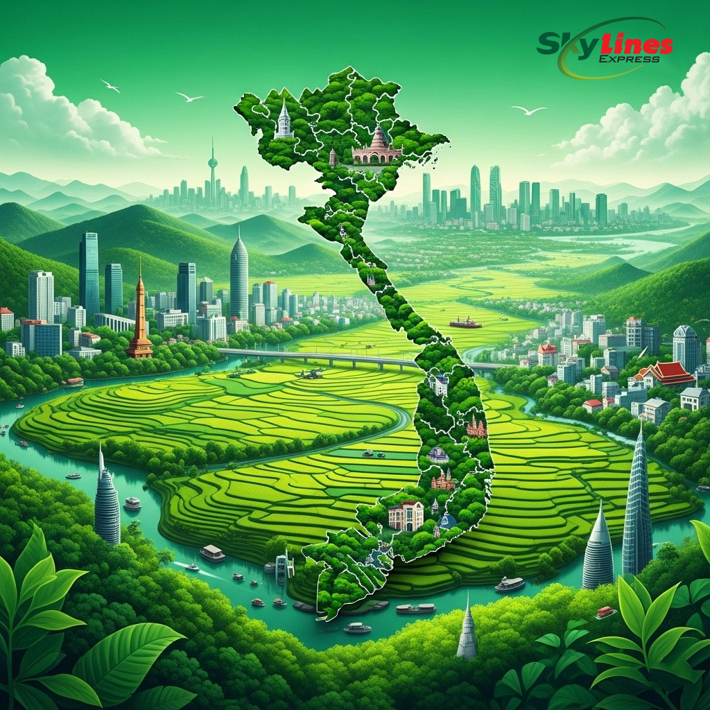Skylines Express® tự hào cung cấp dịch vụ giao hàng toàn quốc, với khả năng vận chuyển hàng hóa đến mọi tỉnh thành trong cả nước.